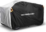 SALE | Cover,Waterproof Heavy Duty Double-sided Available Reflective Striping Adjustable Buckle Strap Windproof Quad Cover for Sun Dust UV Protection 190T XL Black Silver