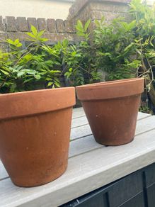 ShabbyChic  2  Garden Pots