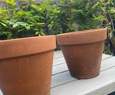 ShabbyChic  2  Garden Pots