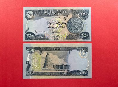 Iraq. 250 Dinars  2003   Pick  91a   ( uncirculated )