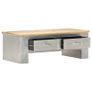 Aviator Coffee Table 100x50x36 cm Solid Mango Wood Image 2