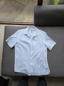 Mens or teenage boy linen shirt as new size xs