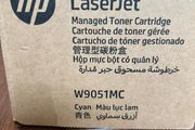 Hp W9051mc Cyan Toner 87600/87650