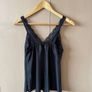 Yaris Moda black lace trim Cami Image 2