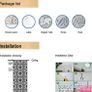 Hanging Room Divider,10 Pieces Wood-Plastic 5mm Thick Screen Panel for Living Room and Beding Room MULTIPLE DESIGNS AVAILABLE, SEE PHOTOS (FREE POSTAGE) Image 9