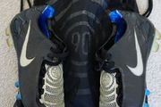 Football Boots Nike Total 90 Laser I Black/Blue (2007) Size 8.5UK FG