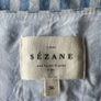 Sezane blue and white stripe dress Image 4