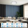 LED Ceiling Light, Dimmable 3000K- 6500K Round Ceiling Lights, 40W 4200LM Remote Control Ceiling Lamp, Memory & Timing Function, Night Light Mode, for Indoor Living Room, Bedroom (FREE POSTAGE) Image 4