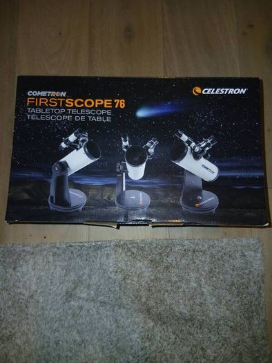 Celestron Cometron FirstScope 76 Tabletop Telescope (Boxed)