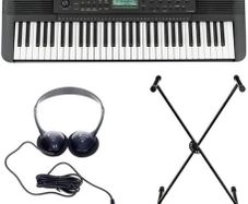 Yamaha PSR E273 Portable Keyboard with accessories, Black. Like NEW, never played.