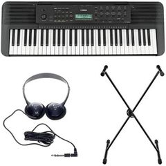 Yamaha PSR E273 Portable Keyboard with accessories, Black. Like NEW, never played.