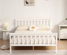 Solid Wood Bed Frame Double