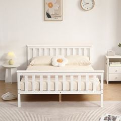 Solid Wood Bed Frame Double