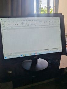 AOC 24" Full HD Monitor (M2470SWH), Built-in Speakers & Dual HDMI