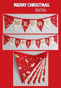 Beautiful Christmas Bunting