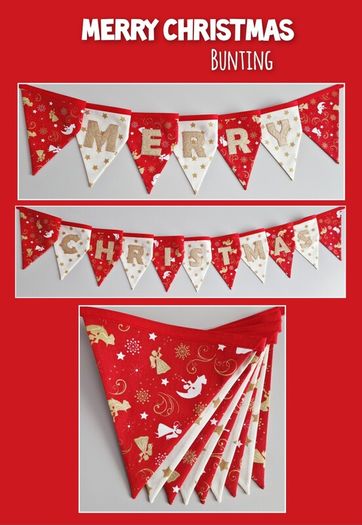 Beautiful Christmas Bunting