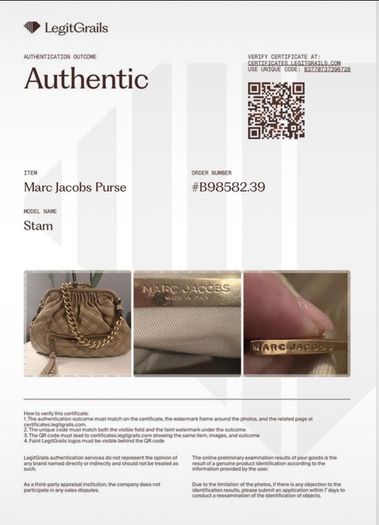 Stunning Marc Jacob's Stam bag, Authentic