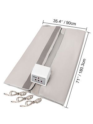 Far Infrared Sauna Blanket 3 Zone Heat Loss Weight Body Shape Slimming Fitness Spa Beauty Detox Therapy Machine For Women