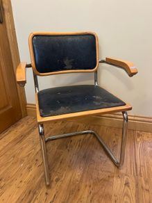 Mid century modern cantilever office chair