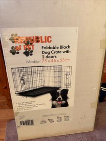 new medium dog crate