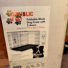new medium dog crate