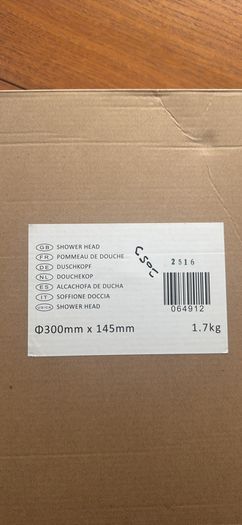 Milano Elizabeth Round Rainfall Shower Head