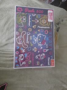 sanrio characters neon jigsaw