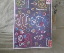 sanrio characters neon jigsaw
