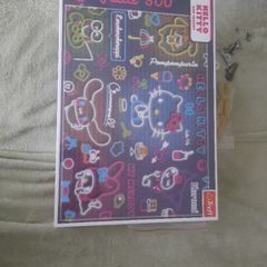 sanrio characters neon jigsaw
