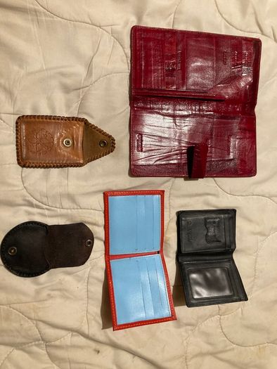 Leather Wallets and Purses Lot