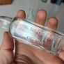 140 - Set of 4 Vintage Cork Distilleries Company Whisky Small Collectible Decorative Clear Glass Bottle Image 2