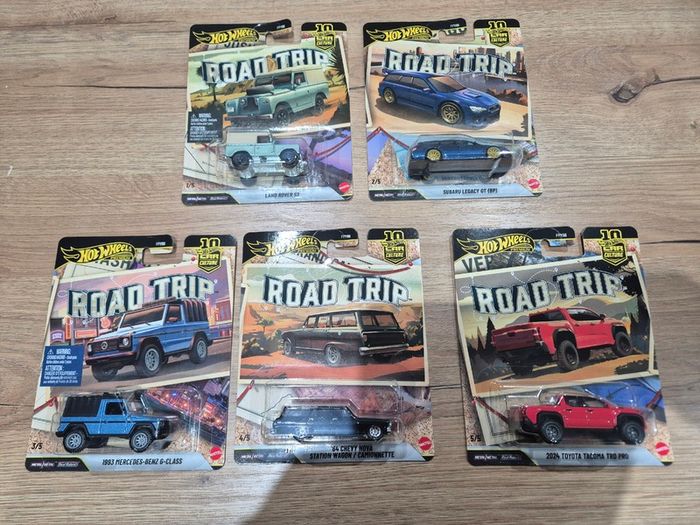 Hot Wheels Premium, Road Trip, full set.