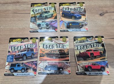 Hot Wheels Premium, Road Trip, full set.