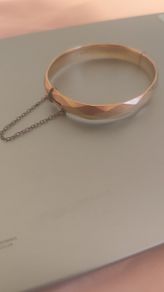 Vintage Gold and Bronze Core Bangle