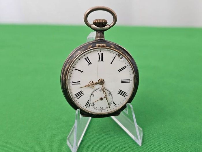 Antique Silver Swiss Made Early 1900s Pocket watch