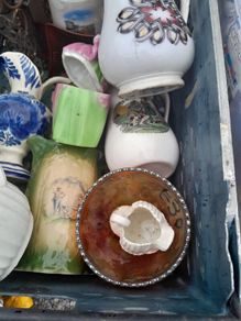 box of vintage collectable
