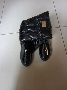 Trend Patent Boots.  S.41 7-8.  Fleece Lined. New.