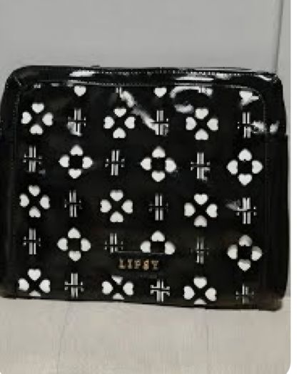 Lipsy London Black Laser Cut Bag Brand New