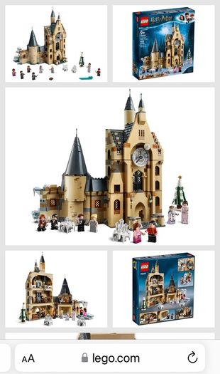 Lego Harry Potter Hogwart's Clock Tower 75948