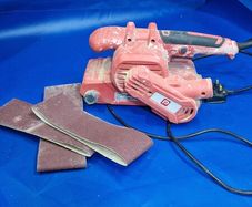 Electric Belt Sander  240V  with Extra Sanding Belts