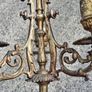 A Pair Of Nineteenth Century Bronze/Brass Candelabras(3.8kgs) Image 7
