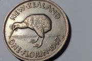 New Zealand Florin 1947