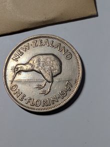 New Zealand Florin 1947