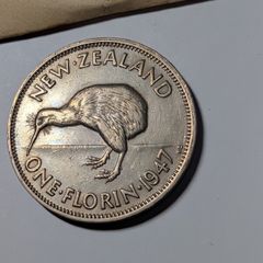 New Zealand Florin 1947