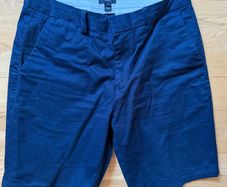 River Island Chino Shorts Navy W30