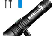 [Rechargeable LED Torch] Super Bright LED Flashlight for Camping, Hiking, Fishing(18650 Battery Included)