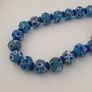 Antique Venetian Style Thousand Eyes Blue Eyes Glass Beads Necklace Image 3