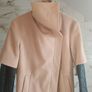 Iconic rare Zara tan camel coat leather sleeves S 6 8 10 Image 3