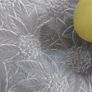 Large Vintage Frosted Glass Fruit Bowl/Round Platter/Centrepiece With a Floral and Foliage Pattern in the Lalique Style, but Unknown Maker Image 7