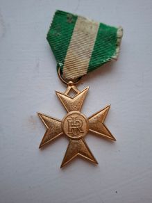 ITALY Military Long Service Cross - Gold Grade - ITALY Military Long Service Cross - Gold Grade - XXV 40 years service